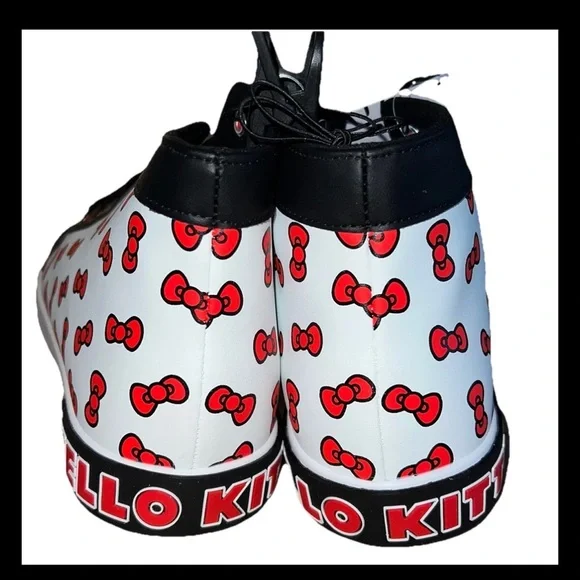 Hello Kitty Women's Sneakers - Black, White, and Red - Picture 4 of 6